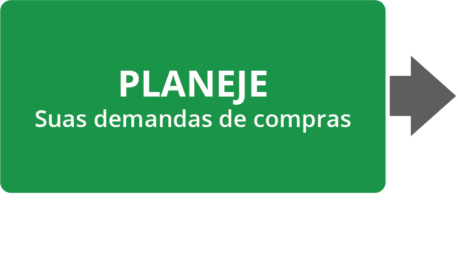 licitacoes e compras setas Planeje