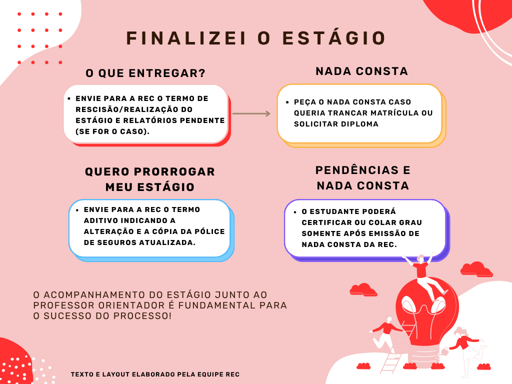 finalizei o estagio