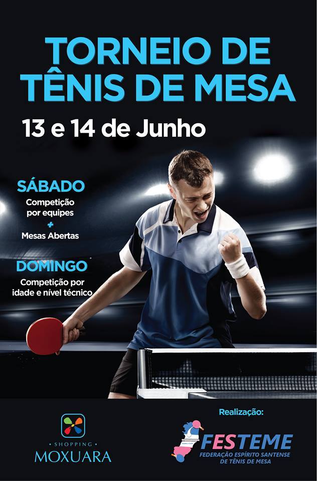 Torneio tenis de mesa Shopping