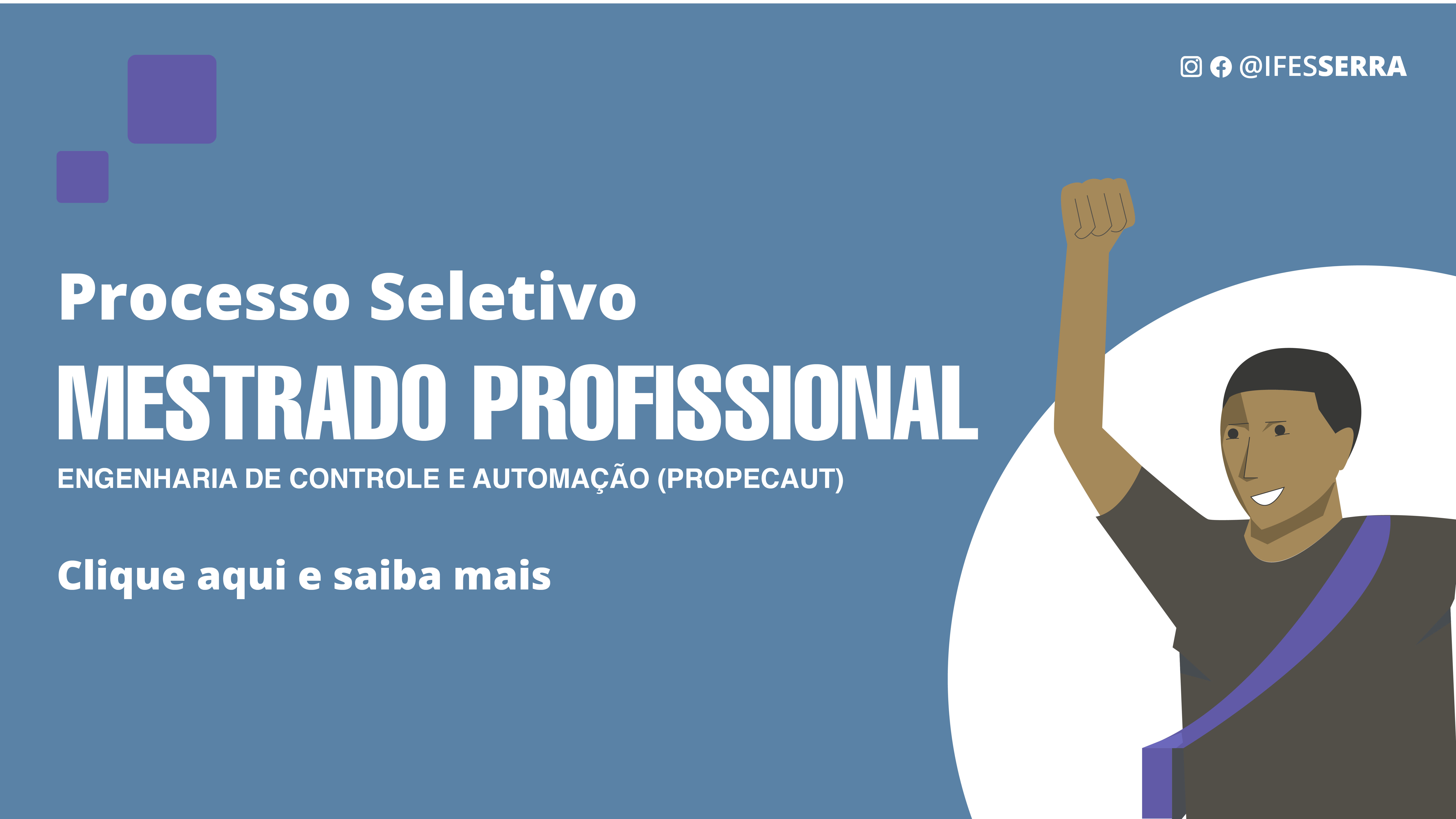 Inscrições abertas para o Mestrado em Engenharia de Controle e Automação